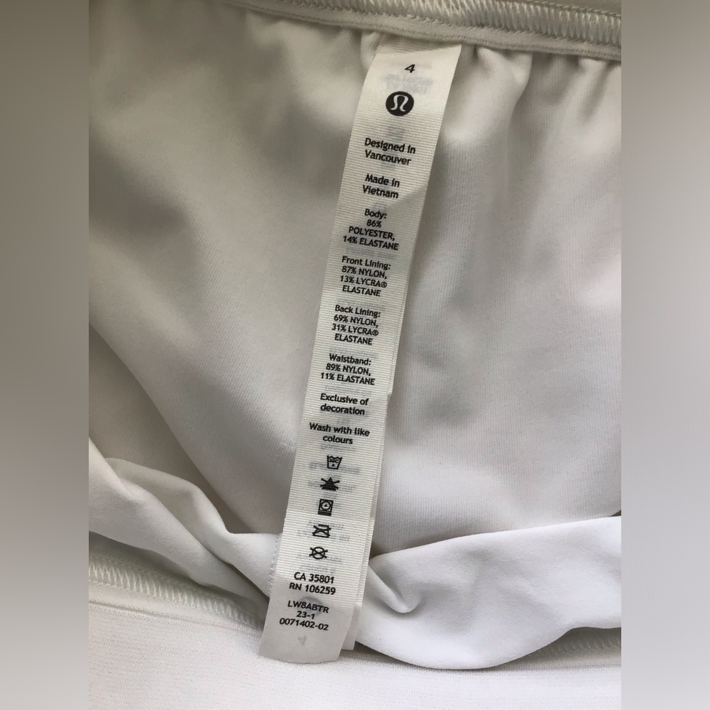🌼Lululemon | Court Rival High Rise Skort Skirt 14’ Size 4 - Picture 11 of 15